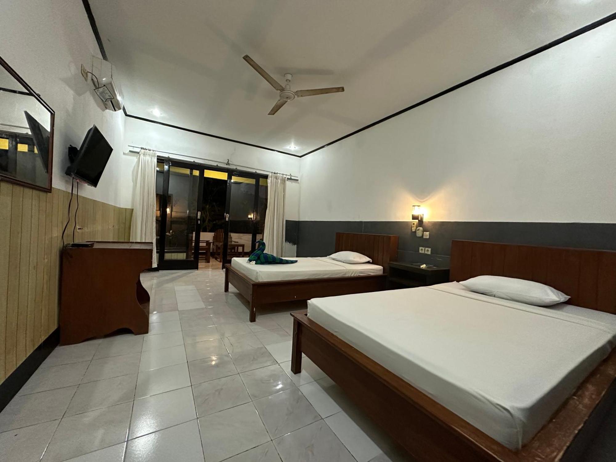 Creative Bungalow Beach Front Gili Trawangan Eksteriør billede